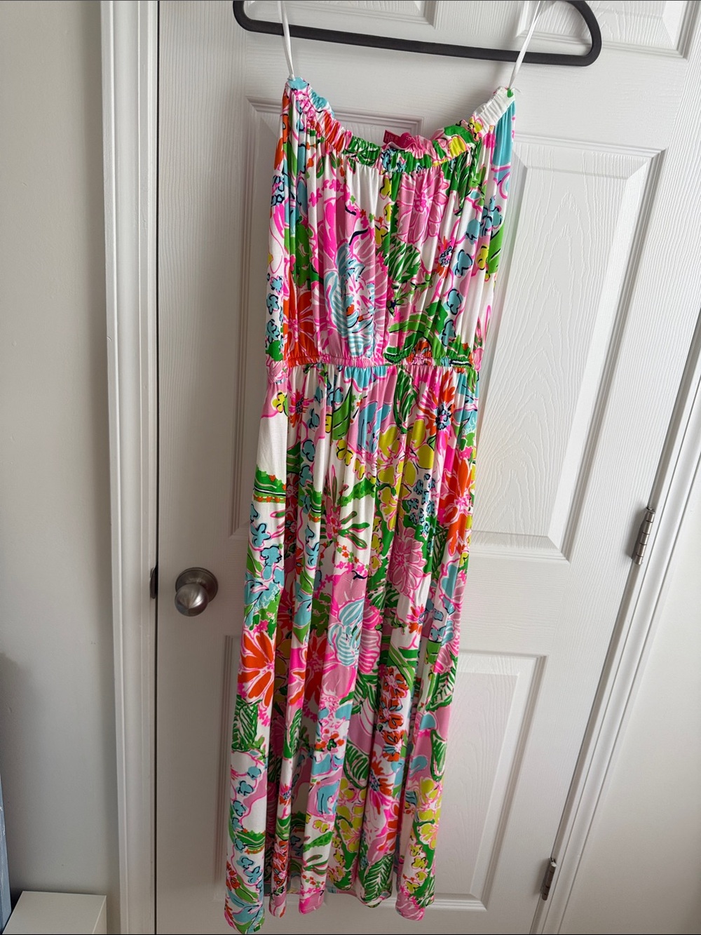 Lilly Pulitzer Pink Multi Floral Maxi One-Piece - Picture 5 of 5